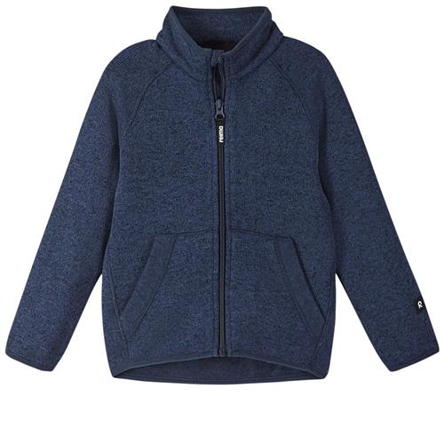 Se Reima Hopper Fleecejakke Denim blå | Blå | 104 cm ved Babyshop