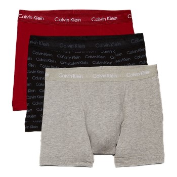 Calvin Klein 3P Holiday Cotton Stretch Trunks Flerfarvet bomuld Large Herre