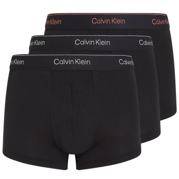 Calvin Klein Holiday Modern Cotton Low Rise Trunk Sort bomuld Large Herre