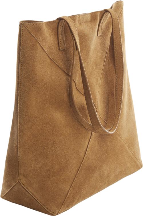 Se MANGO Leather Shopper bag U - Skuldertasker hos Magasin ved Magasin