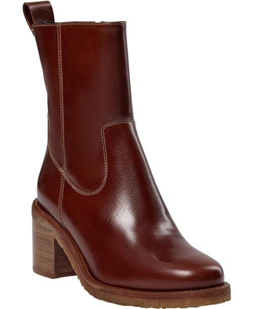 Se Billi Bi Kort Støvle A7157 Kvinde Cognac Desire Calf 85 Støvler Str 40 - hos Magasin ved Magasin