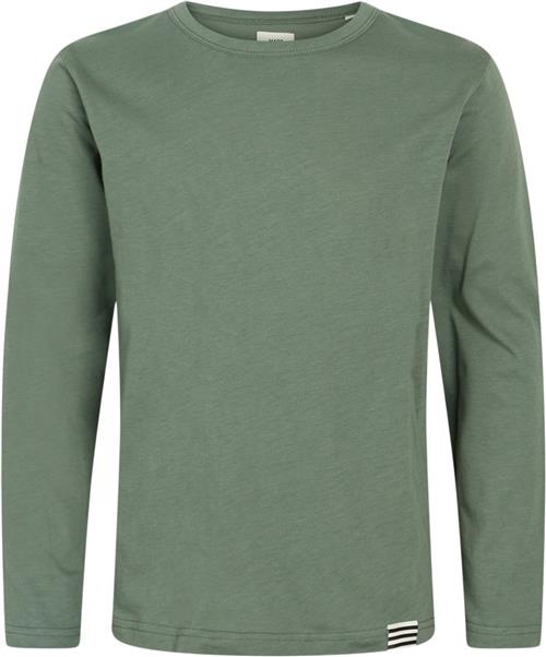 Mads Nørgaard - Copenhagen Organic Thorlino L/S Tee FAV Str 8 år - Balsam Green Langærmede T-shirts Bomuld hos Magasin