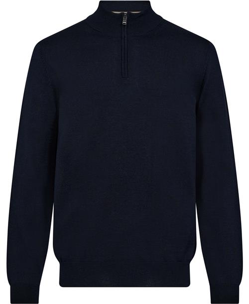 Se BOSS Ebenji Mand Dark Blue Sweaters Str XL - hos Magasin ved Magasin