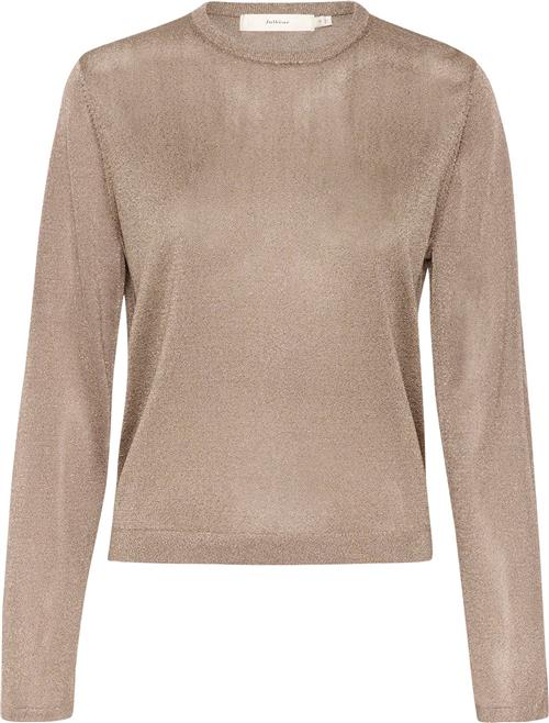 Se InWear Thaniiw Pullover Kvinde Gold Sweaters Regular Fit Str XS - hos Magasin ved Magasin