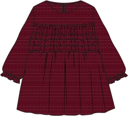 The New Tnsmacie L_S Dress Str 68 cm - Rio Red Kjoler hos Magasin