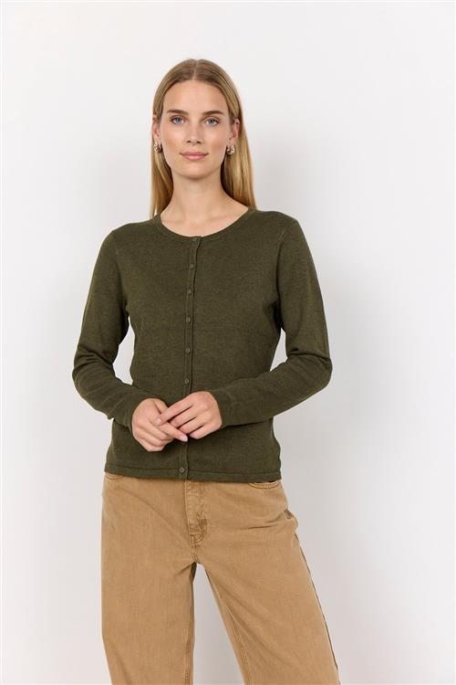 Se soyaconcept Scdollie 446 Kvinde 97750 Olive Melange Cardigans Str XL - Nylon hos Magasin ved Magasin