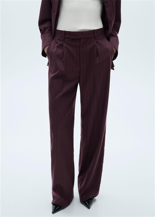 MANGO Trousers .- Grape Kvinde 77 Bukser Str 44 - hos Magasin