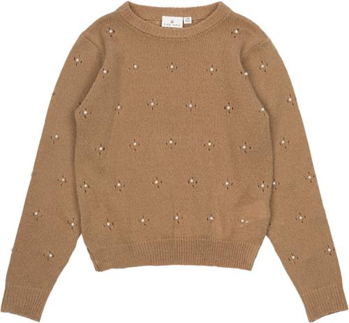 The New Tnmichelle Knit Pullover Str 122-128 cm/7-8 år Piger - Tannin Cardigans hos Magasin