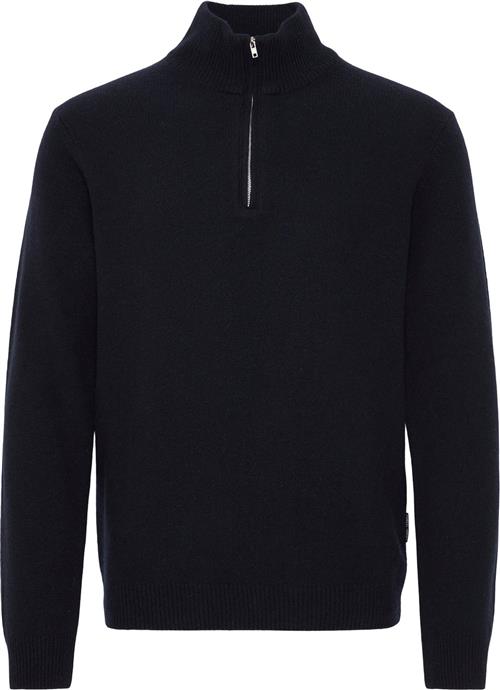 Casual Friday Cfkarl Halfzip Lambswool Knit Mand Dark Navy Cardigans Regular Fit Str XL - hos Magasin