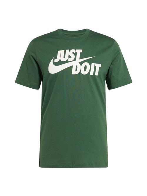 Nike Sportswear Bluser & t-shirts 'Swoosh'  grøn / hvid