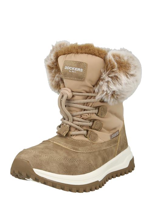 Se Dockers by Gerli Snowboots  brokade / cappuccino ved About You