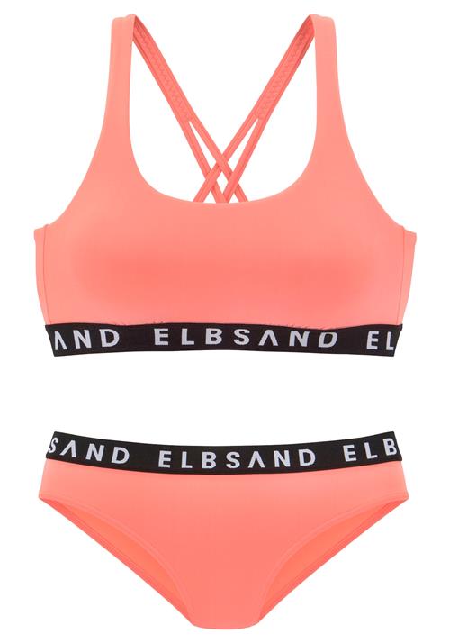 Elbsand Bikini  koral / sort / hvid