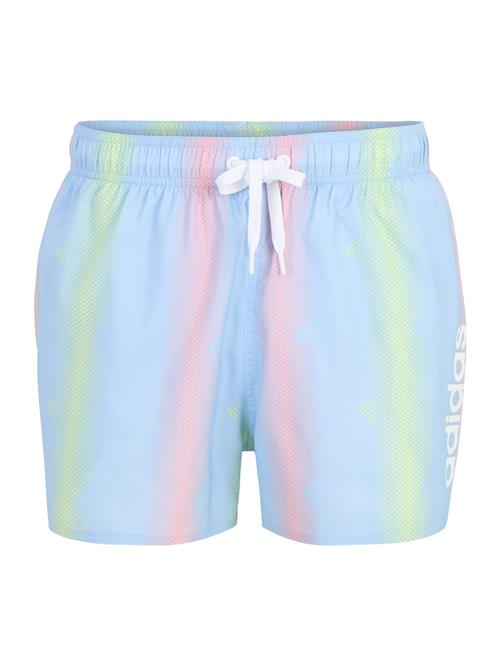 ADIDAS SPORTSWEAR Boardshorts 'TIRO'  lyseblå / lysegrøn / gammelrosa / hvid