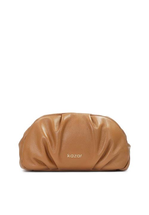 Se Kazar Clutch  lysebrun / guld ved About You