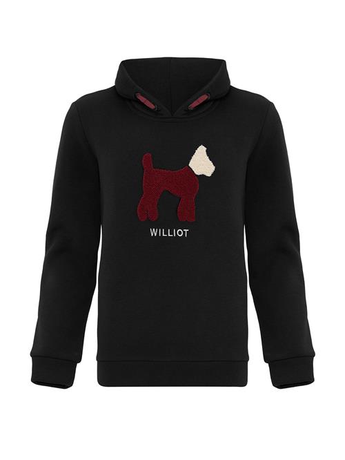 Williot Sweatshirt  ecru / burgunder / sort