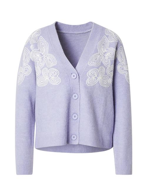 Se florence by mills exclusive for ABOUT YOU Cardigan 'Luna'  lyselilla / hvid ved About You