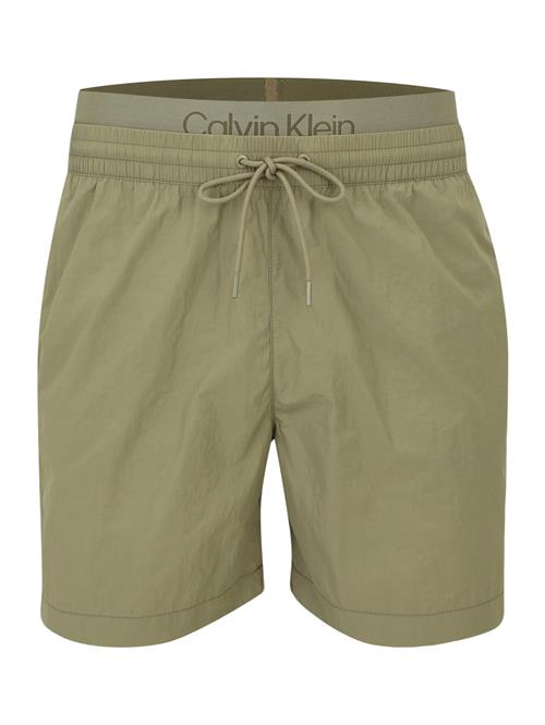 Calvin Klein Swimwear Badeshorts  oliven / lysegrøn