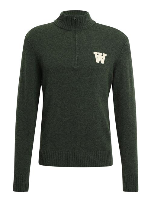 WOOD WOOD Pullover 'Blu'  grøn / hvid