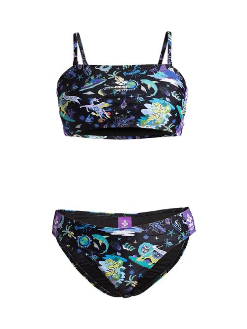 ARENA Bikini 'Naito Fun Planet'  navy / jade / mørkelilla / sort