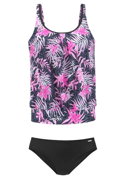 BUFFALO Tankini  navy / pink / hvid