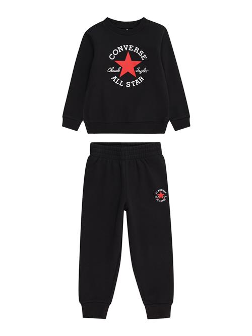 CONVERSE Joggingdragt  rød / sort / hvid