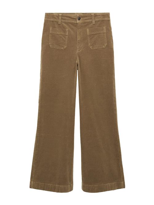 MANGO Bukser 'Catherip'  khaki