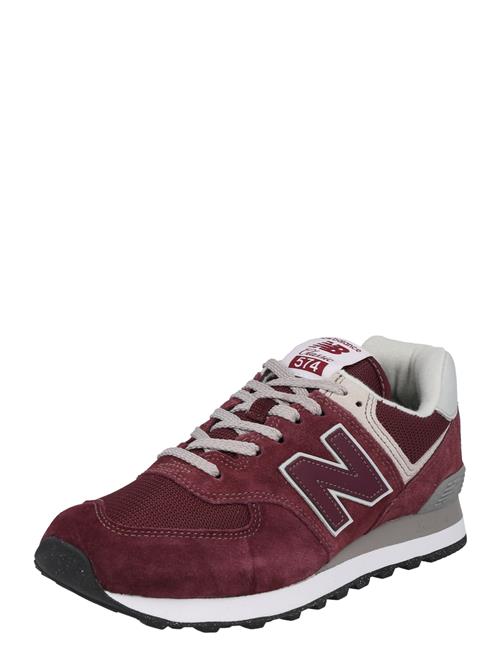 Se new balance Sneaker low '574'  pudder / rubinrød / hvid ved About You