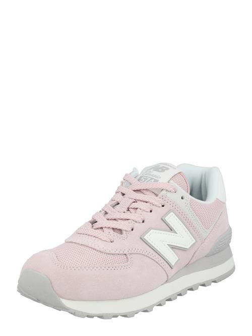 Se new balance Sneaker low '574'  sølvgrå / lys pink / hvid ved About You