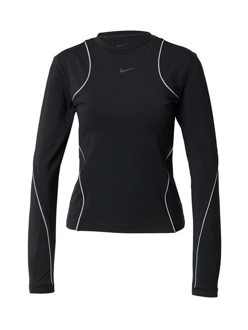 Se NIKE Funktionsbluse 'Running Division'  sort / hvid ved About You