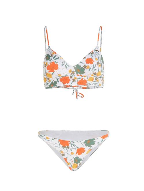 O'NEILL Bikini 'Wave Skye'  mørkegrøn / orange / hvid