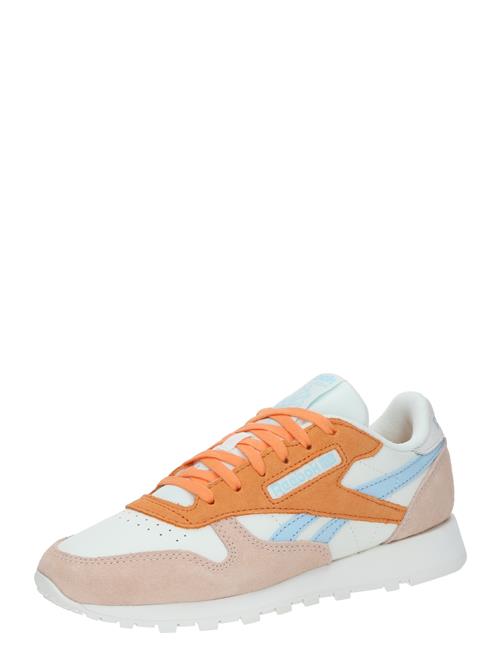 Se Reebok Sneaker low 'CLASSIC'  lyseblå / orange / lyserød / hvid ved About You