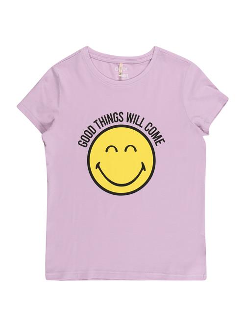 Se KIDS ONLY Bluser & t-shirts  gul / lyselilla / sort ved About You