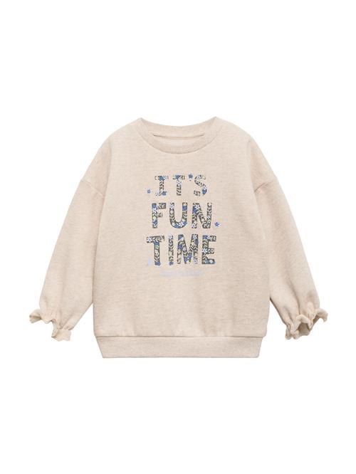 Se MANGO KIDS Sweatshirt 'GOBI'  kit / blå / mørkegrå / offwhite ved About You