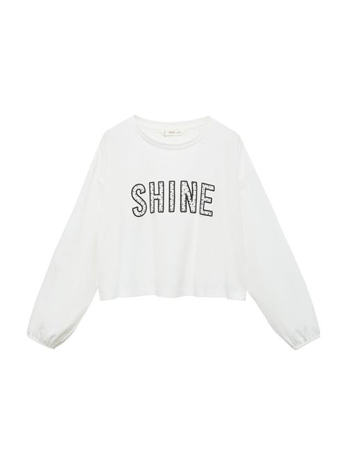 MANGO KIDS Bluser & t-shirts 'SHINE'  sort / sølv / offwhite