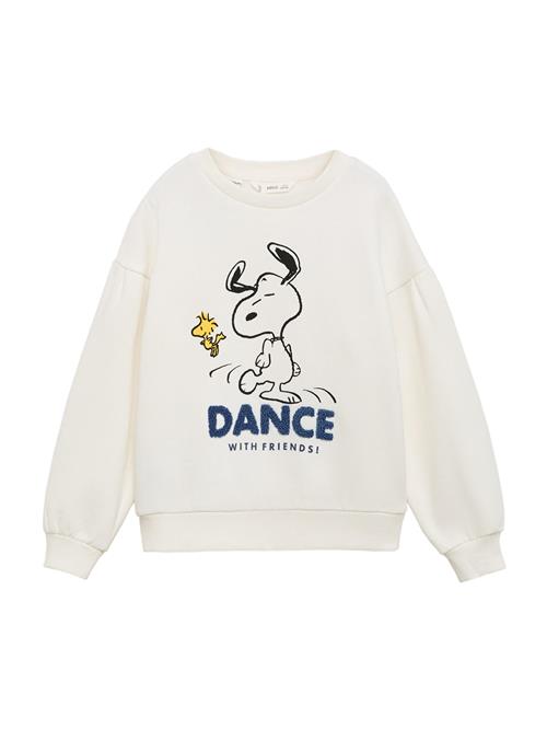 MANGO KIDS Sweatshirt 'SDANCE'  ecru / blå / gul / sort