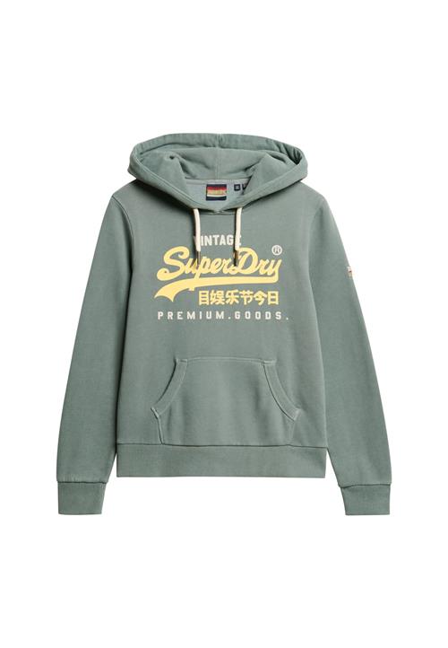 Superdry Sweatshirt  curry / grå / hvid