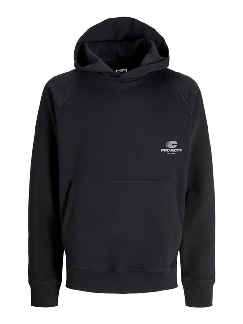 JACK & JONES Sweatshirt 'JCOTERRAIN'  sort / hvid