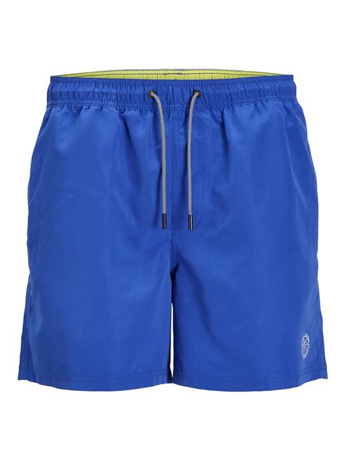 JACK & JONES Badeshorts 'Fiji'  blå / hvid