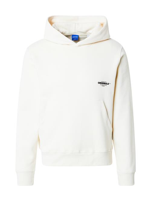 Se JACK & JONES Sweatshirt 'JORVERMONT'  sort / uldhvid ved About You