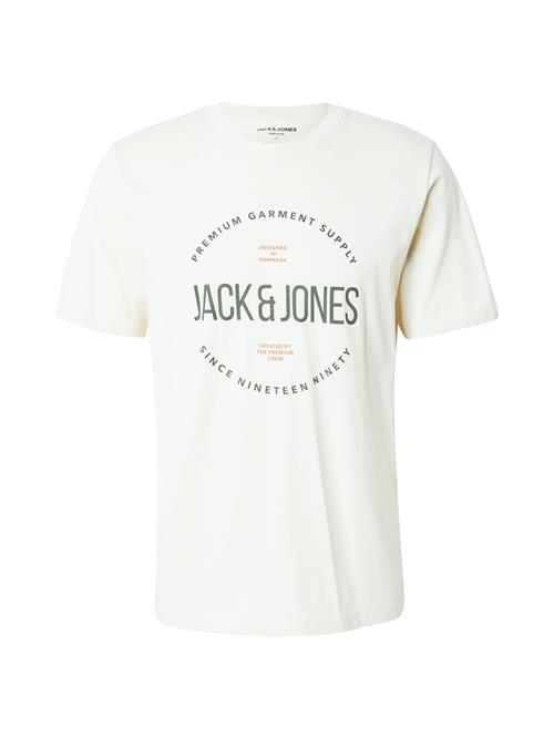 JACK & JONES Bluser & t-shirts 'JPRBLAASTON'  lysebeige / oliven / mandarin