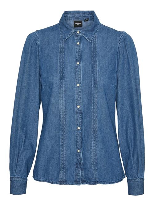 VERO MODA Bluse 'VMEUDORA'  blue denim