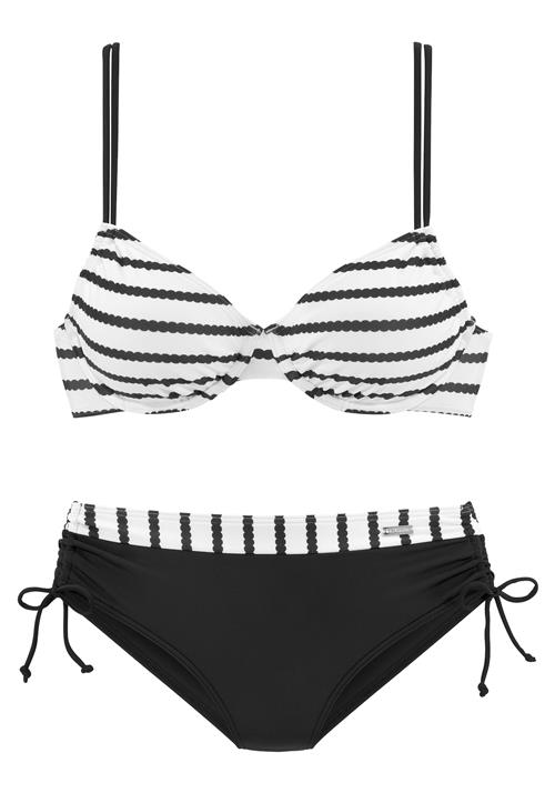 LASCANA Bikini  sort / hvid