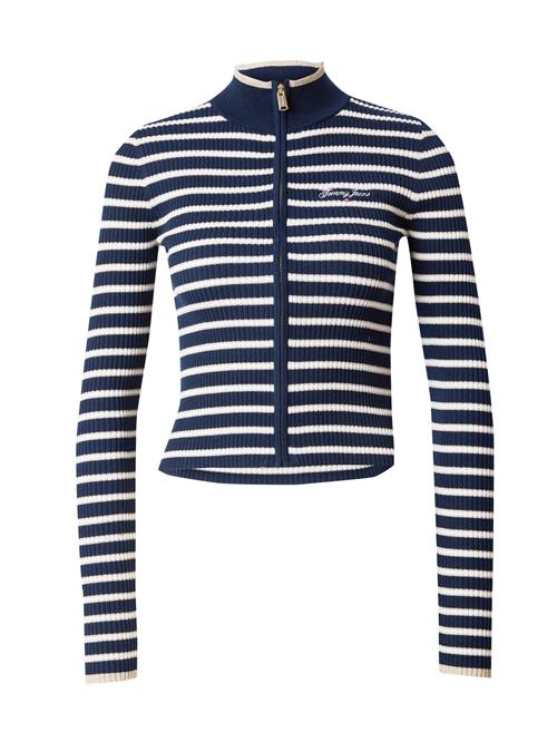 Tommy Jeans Cardigan  navy / guld / hvid