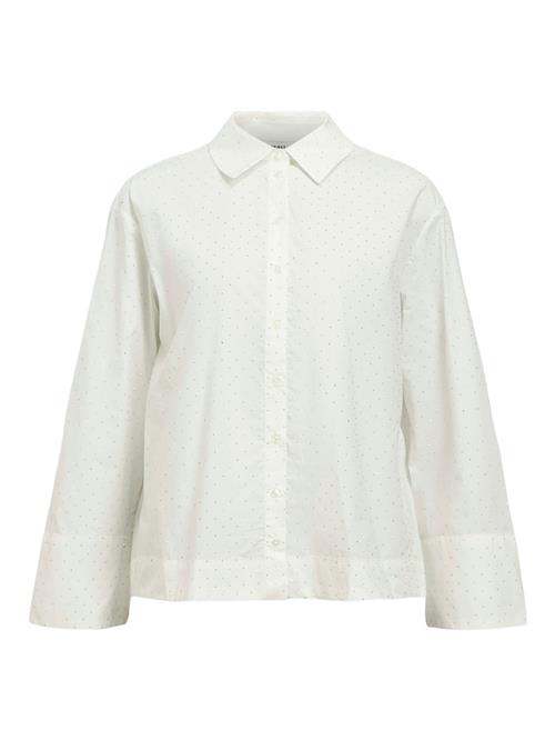 OBJECT Bluse 'ROSA'  sølv / hvid