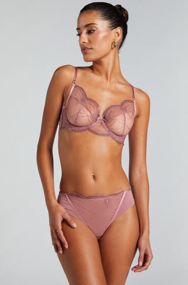 Hunkemöller Brasiliansk trusse Ruby pink