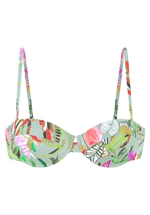 Se s.Oliver Bikinioverdel  mint / mørkegrøn / laks / offwhite ved About You
