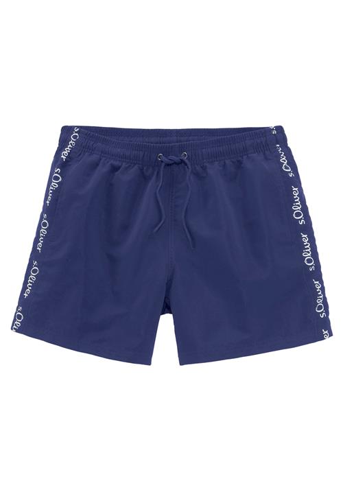 s.Oliver Badeshorts 'Noah'  navy / hvid