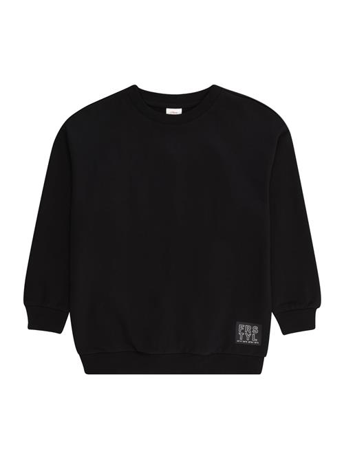 s.Oliver Sweatshirt  blå / sort