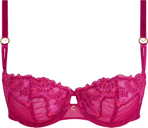 Se Chantelle Cabaret Sauvage Half Cup Balconnet Balconette Bh'er Str E 80 - hos Magasin ved Magasin