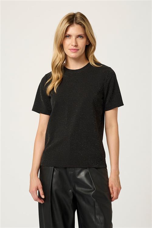 Se InWear Mangiiw Tshirt Kvinde Black Kortærmede T-shirts Loose Fit Str S - hos Magasin ved Magasin